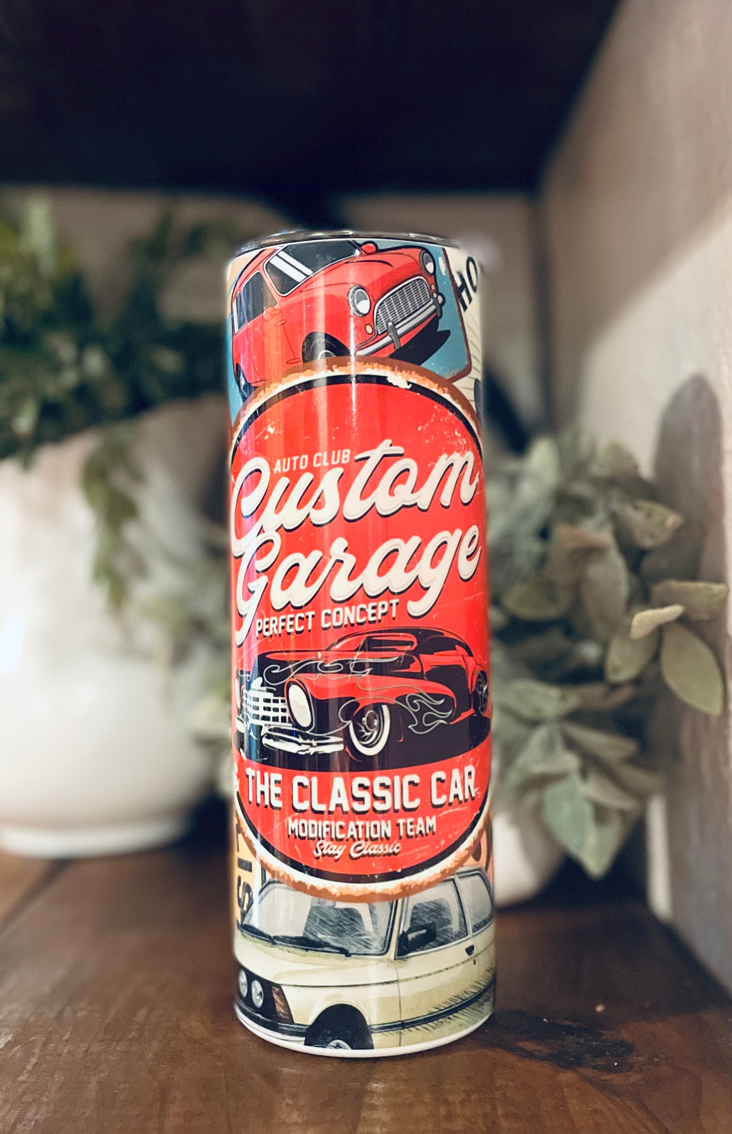 Custom Garage Tumbler