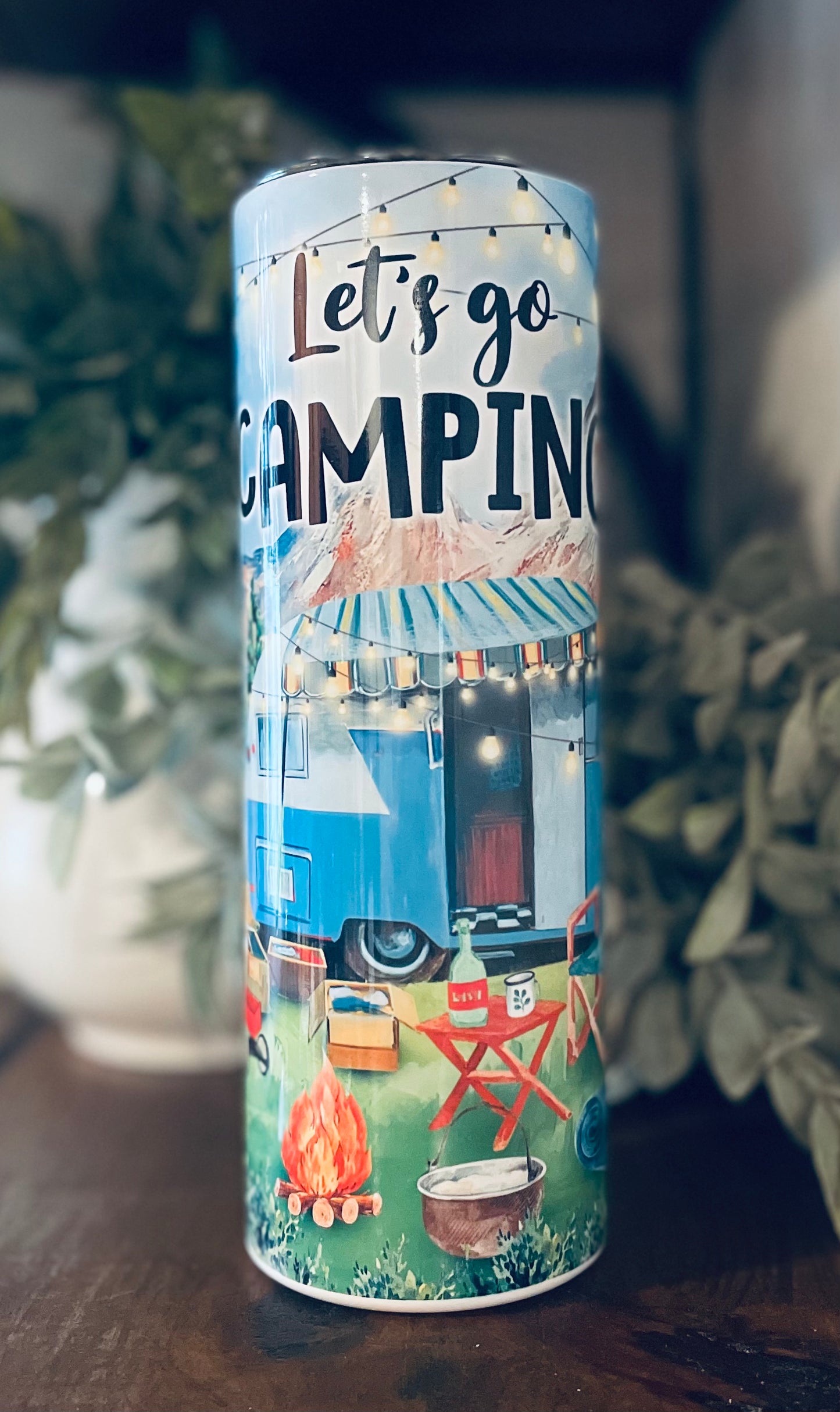 Let's Go Camping Tumbler