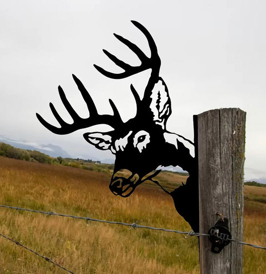 Deer Fence Ornament