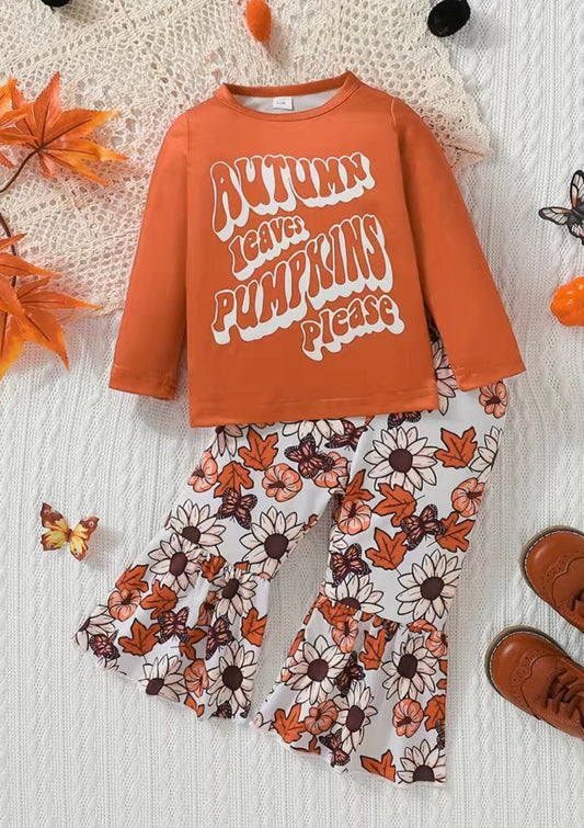 Autumn Leaves & Pumpkins Please Outfit