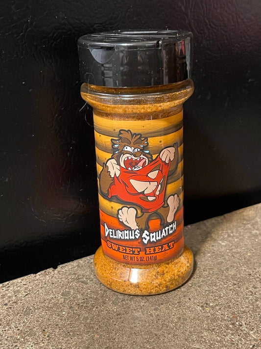 Delirious Squatch Sweet Heat gourmet seasoning